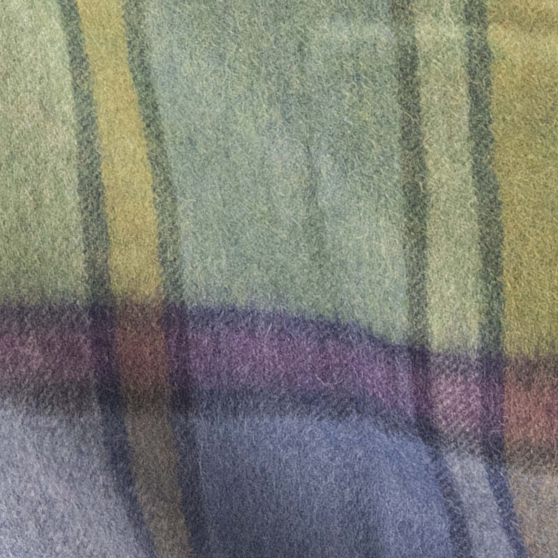 Heritage Traditions Brushed Wool Mini Serape, Heather Check Colour